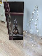 Glazen kerstboom met deksel en verlichting 52 cm hoog, Ophalen, Zo goed als nieuw