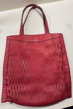 Tas, Karl Lagerfeld, Vintage, leer, rood, Ophalen of Verzenden, Gebruikt, Rood