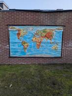 schoolkaart wereldkaart XXL 280x160 cm, Boeken, Atlassen en Landkaarten, Ophalen, 1800 tot 2000, Landkaart