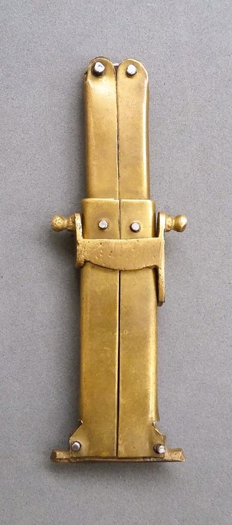 Om 1950 - 1960 Zakmes Mes Schaartype Militair Soldaat, Verzamelen, Militaria | Algemeen, Landmacht, Mes of Dolk, Overige gebieden