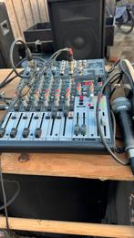 Boxen carnavalswagen met versterker en mengpaneel, Overige merken, Gebruikt, Overige typen, Ophalen of Verzenden