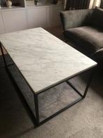 Salontafel met marmer blad, Huis en Inrichting, Ophalen, Gebruikt, 50 tot 100 cm, 50 tot 100 cm