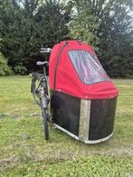 nihola bakfiets met nette huif ( niet elektrisch ! ), Fietsen en Brommers, Fietsen | Bakfietsen, Ophalen, Gebruikt, Huif