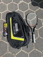 Te koop tennistas met meerdere vakken+racket, Ophalen of Verzenden, Zo goed als nieuw, Unisex volwassen