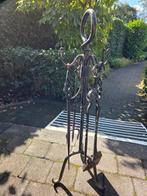 Openhaard Gereedschap Set Smeedijzer, Huis en Inrichting, Haarden, Ophalen, Gebruikt, Vrijstaande haard, Houthaard