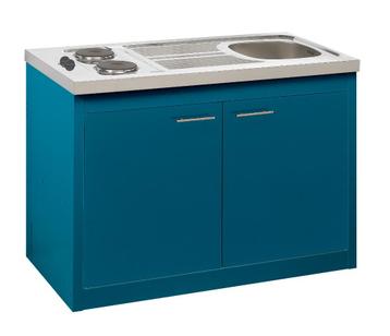 Metalen keukenkasten Kitchenette - Blauw beschikbaar voor biedingen