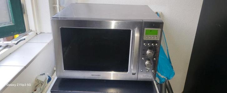 Sharp Combimagnetron - Topkwaliteit!, Witgoed en Apparatuur, Magnetrons, Gebruikt, Vrijstaand, Combimagnetron, 45 tot 60 cm, Grill