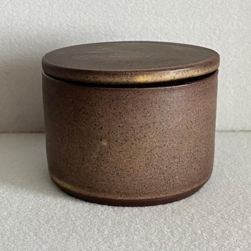 Zaalberg voorraadpotje met deksel - 6 cm hoog, Antiek en Kunst, Antiek | Keramiek en Aardewerk, Ophalen of Verzenden