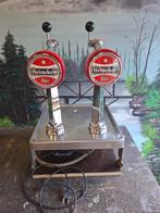 Heineken tap biertap oud logo lichtbak, Verzamelen, Biermerken, Ophalen, Gebruikt, Reclamebord, Plaat of Schild, Heineken