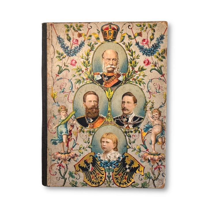 Duits fantasie kinderboek | keizerlijke familie uit 1880, Verzamelen, Militaria | Algemeen, Landmacht, Boek of Tijdschrift, Duitsland