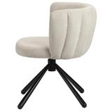 Shell Rotating Eetkamerstoel – Beige | Draaibare Designstoel, Overige kleuren, Verzenden, Japandi, Hotel Chique, Modern, Metaal