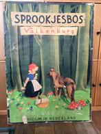 wandplaat Sprookjesbos Valkenburg, Antiek en Kunst, Antiek | Schoolplaten, Ophalen of Verzenden, Overige thema's