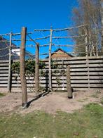 Outdoor fitness met boomstammen - uniek en massief, Ophalen, Nieuw