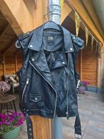 Seven sisters stoere nep leren gilet zwart maat L, Kleding | Dames, Bodywarmers, Ophalen of Verzenden, Zo goed als nieuw, Maat 38/40 (M)