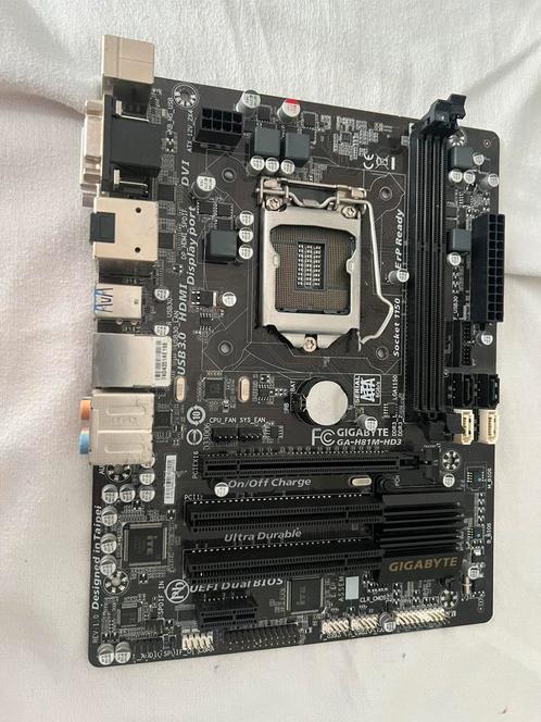 Gigabyte moederbord GA-H81M-HD3, Computers en Software, Moederborden, Zo goed als nieuw, DDR3, Ophalen
