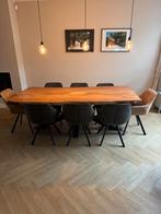 Eetkamertafel stoelen per 4, 6 of 8 stuks, Ophalen, Overige materialen, Gebruikt, 200 cm of meer
