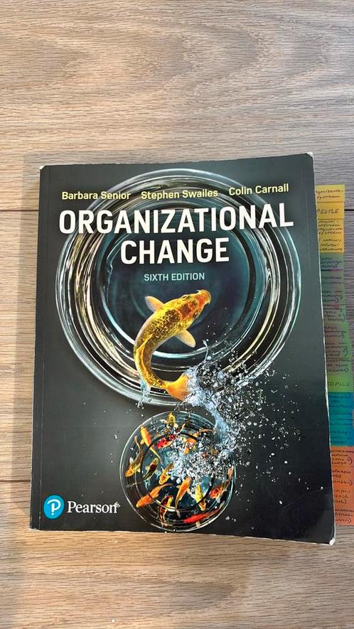 Organizational Change studieboek, Boeken, Studieboeken en Cursussen, Gelezen, WO, Alpha, Ophalen of Verzenden