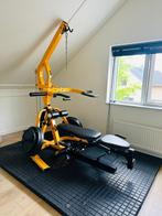 Powertec Levergym WB-LS met 155 kg aan halterschijven!, Ophalen, Benen, Krachtstation, Zo goed als nieuw