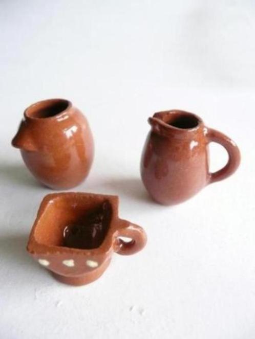 miniatuur Workum aardewerk 1 : 12 / Fennicole Miniatures, Verzamelen, Poppenhuizen en Toebehoren, Nieuw, Gebruiksvoorwerp, Ophalen