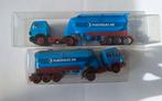 2 x Mercedes benz truck 1:87, Ophalen of Verzenden, Zo goed als nieuw, Bus of Vrachtwagen