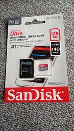 SanDisk Ultra MicroSDXC 128GB - Nieuw, Audio, Tv en Foto, Fotografie | Geheugenkaarten, Ophalen, Nieuw, SanDisk, 128 GB