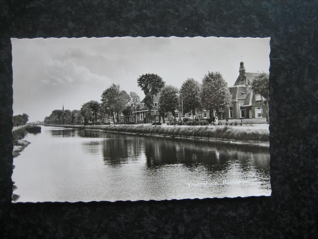 VROOMSHOOP Hoofdstraat, Verzamelen, Ansichtkaarten | Nederland, Ophalen of Verzenden, 1960 tot 1980, Overijssel
