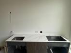 Showroom keukenblad Hi-Macs Aurora Calacatta Ramo, Ophalen, 75 cm of meer, Wit, Zo goed als nieuw