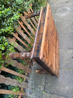 Teak koloniale salontafel 80 cm, Ophalen, Gebruikt, Vierkant, 50 tot 100 cm