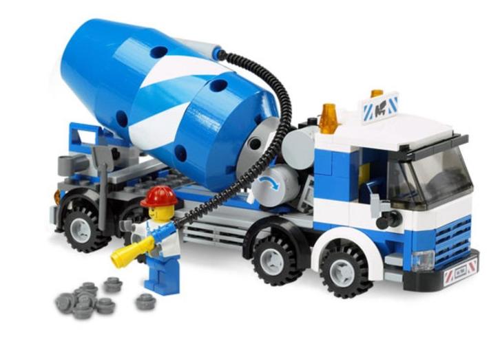Lego City 7990 – Cement Mixer, Kinderen en Baby's, Speelgoed | Duplo en Lego, Gebruikt, Lego, Complete set, Ophalen of Verzenden