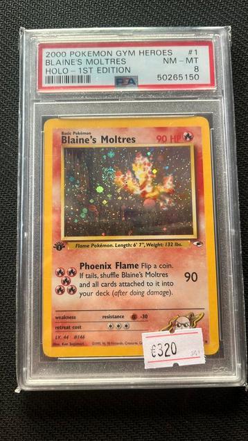 Blaine's Moltres ( 1st edition ) - Pokemon beschikbaar voor biedingen