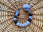 speenkoord pinguïn blauw met of zonder naam €10,95, Ophalen of Verzenden, Nieuw, Kraamcadeau