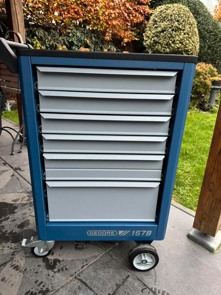 In nieuwstaat zijnde Gedore 1578 gereedschapswagen, 6 laden, Auto diversen, Autogereedschap, Zo goed als nieuw, Ophalen