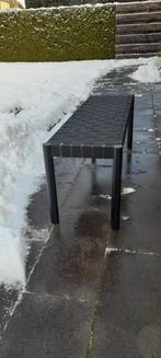 Zwart bankje, Ophalen, Rechthoekig, 125 cm of meer, Minder dan 50 cm