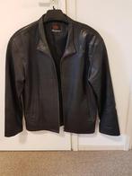 leren heren jas., Kleding | Heren, Ophalen, Maat 52/54 (L), Zwart, Zo goed als nieuw