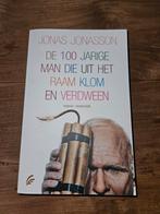 De 100 jarig man die uit het raam klom en verdween. Jonas Jo, Ophalen of Verzenden, Gelezen, Jonas Jonasson, Nederland