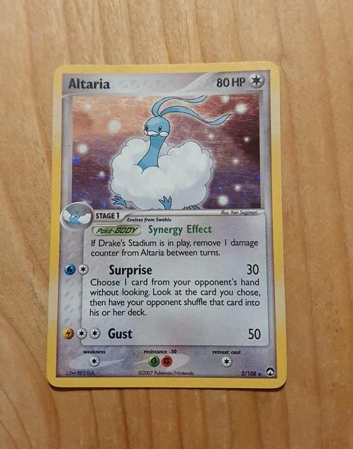 Altaria 2/108 Ex Power Keepers Pokémon kaart, Hobby en Vrije tijd, Verzamelkaartspellen | Pokémon, Zo goed als nieuw, Losse kaart