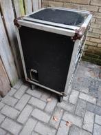 Behuizing versterker flightcase 19 inch 15HE op wielen, Ophalen of Verzenden, Gebruikt, Overige instrumenten, Flightcase