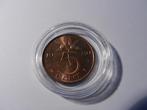 5 cent 1980   zie foto,s  unc  fdc, Postzegels en Munten, Munten | Nederland, Ophalen of Verzenden, Koningin Juliana, 5 cent, Losse munt
