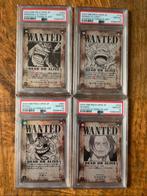 One Piece OP09 PSA 10 Wanted Art Set, Ophalen of Verzenden, Nieuw, Meerdere kaarten
