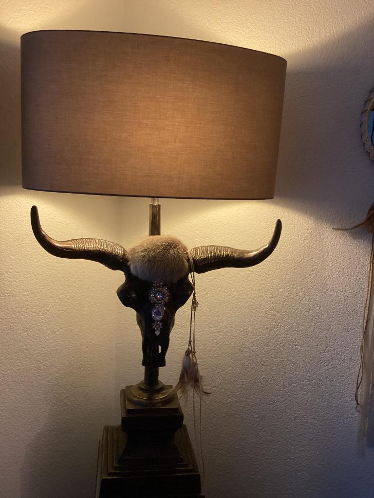 Godly Home Schemerlamp, Huis en Inrichting, Lampen | Tafellampen, Zo goed als nieuw, 75 cm of meer, Metaal, Ophalen of Verzenden