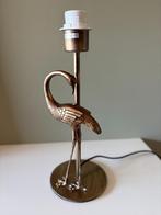 Leuke decoratieve vogellamp ( Flamingo?), Huis en Inrichting, Lampen | Tafellampen, Ophalen of Verzenden, Zo goed als nieuw, Metaal