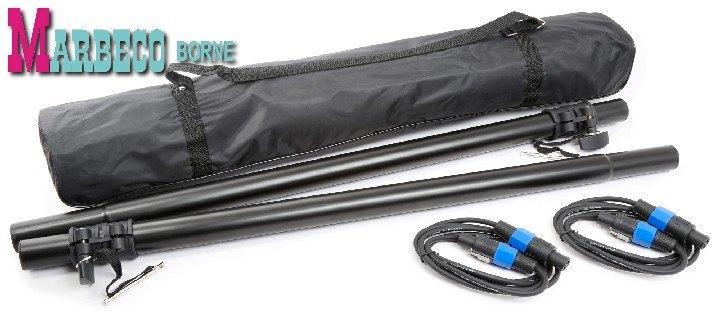 Luidspreker speaker statief, buis 2 stuks, kabels, draagtas, Audio, Tv en Foto, Luidsprekers, Nieuw, Overige typen, Minder dan 60 watt