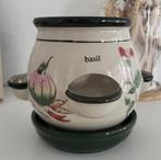 Vintage kruidenbloempot, Ophalen of Verzenden