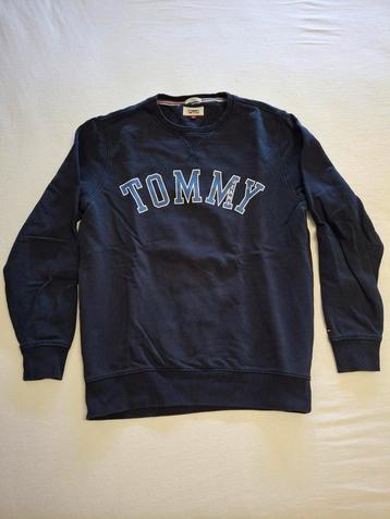 Donker(marine)blauwe Tommy Hilfiger trui,regular fit,maat S  beschikbaar voor biedingen