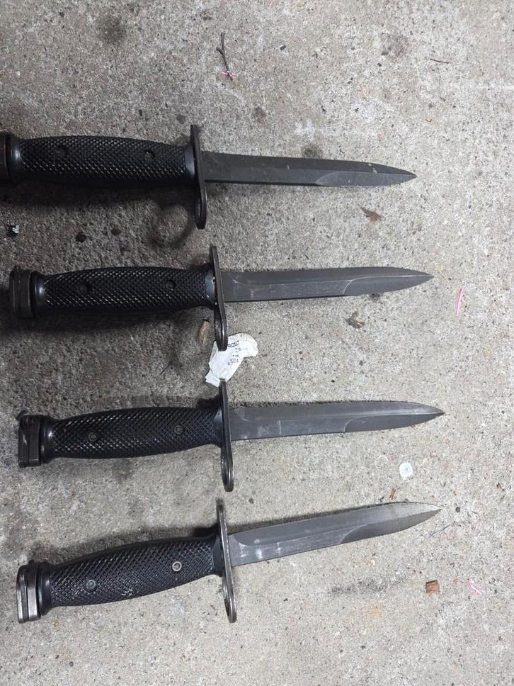 Colt M7 Bajonet Vietnamoorlog - Origineel, Verzamelen, Militaria | Algemeen, Landmacht, Mes of Dolk, Ophalen of Verzenden