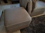 Poef, Ophalen, Minder dan 50 cm, Zo goed als nieuw, Stof