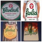 4 grolsch items, Ophalen of Verzenden, Nieuw, Reclamebord, Plaat of Schild