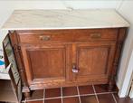 Te koop: fraaie lage kast met marmeren blad, Huis en Inrichting, Kasten | Dressoirs, Ophalen
