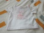 Nieuw wit/roze prematuur shirtje circustentje/strikje mt 44, Kinderen en Baby's, Babykleding | Prematuur, Meisje, Beebielove, Nieuw