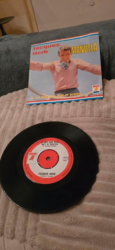Jacques Herb - Manuela Vinyl Single, Cd's en Dvd's, Vinyl Singles, Gebruikt, Nederlandstalig, Overige formaten, Ophalen of Verzenden